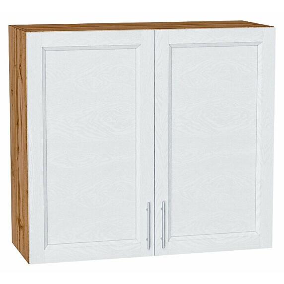 Шкаф верхний с 2-мя дверцами Сканди White Softwood Дуб Вотан 716*800*318