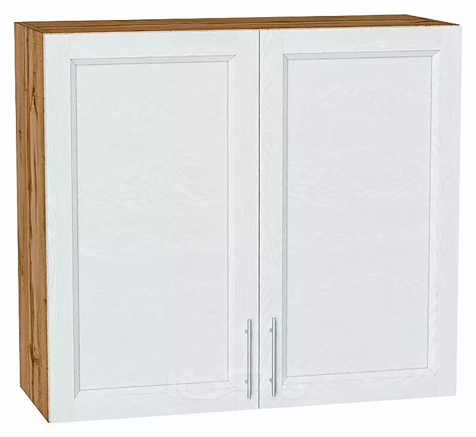 Шкаф верхний с 2-мя дверцами Сканди White Softwood Дуб Вотан 716*800*318