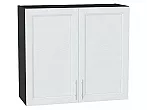 Шкаф верхний с 2-мя дверцами Сканди White Softwood Graphite 716*800*318