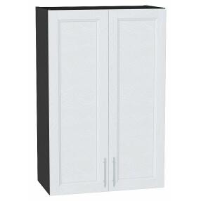 Шкаф верхний с 2-мя дверцами Сканди White Softwood Graphite