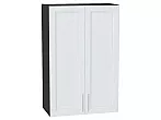 Шкаф верхний с 2-мя дверцами Сканди White Softwood Graphite 920*600*320
