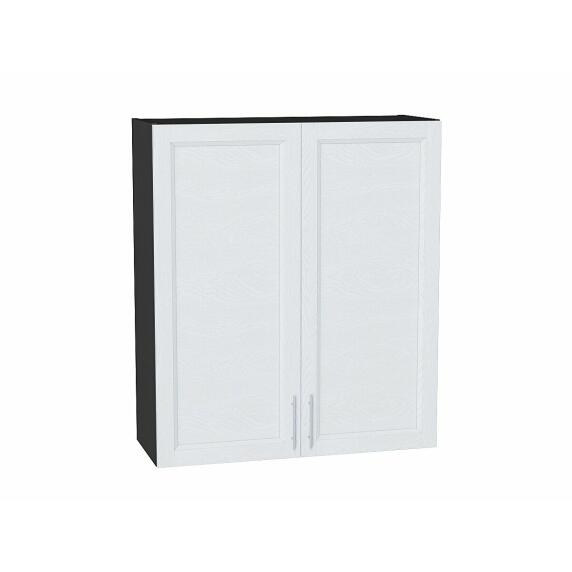 Шкаф верхний с 2-мя дверцами Сканди White Softwood Graphite