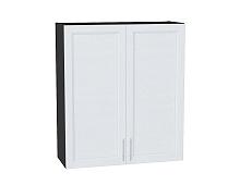 Шкаф верхний с 2-мя дверцами Сканди White Softwood Graphite