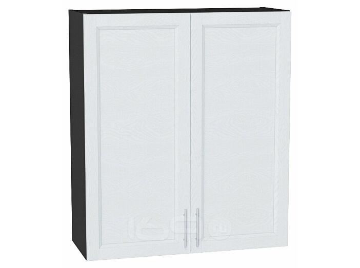 Шкаф верхний с 2-мя дверцами Сканди White Softwood Graphite