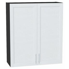 Шкаф верхний с 2-мя дверцами Сканди White Softwood Graphite