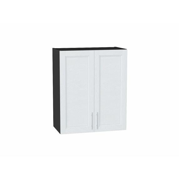Шкаф верхний с 2-мя дверцами Сканди White Softwood Graphite