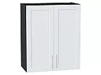 Шкаф верхний с 2-мя дверцами Сканди White Softwood Graphite 716*600*320