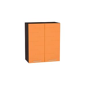 Шкаф верхний с 2-мя дверцами Техно В 600 Оранжевый металлик-Венге