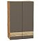 Шкаф верхний с 2-мя дверцами Терра D Смоки Софт Дуб Вотан 920*600*318