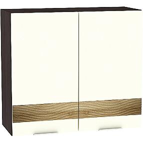 Шкаф верхний с 2-мя дверцами Терра D В 800 Ваниль Софт-Венге
