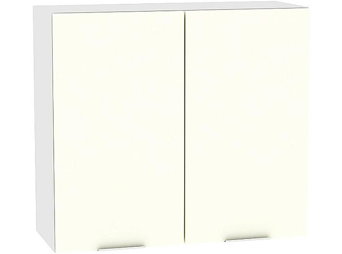 Шкаф верхний с 2-мя дверцами Терра В 809 Ваниль Софт-Белый