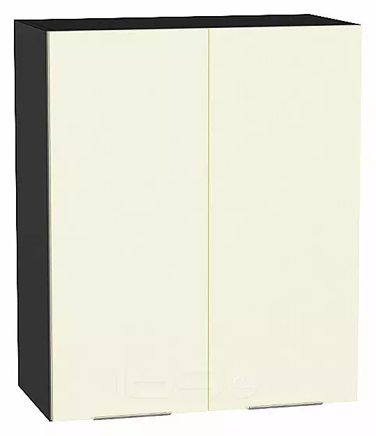 Шкаф верхний с 2-мя дверцами Терра Ваниль софт Graphite 716*600*318