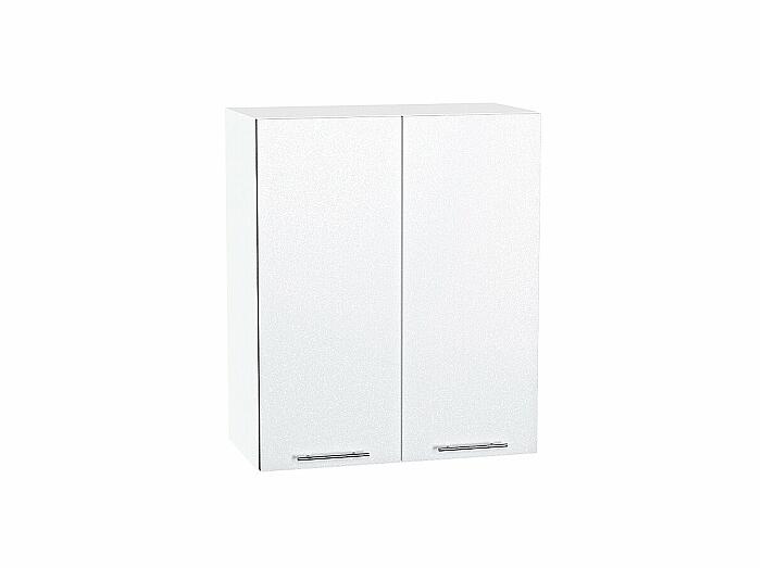 Шкаф верхний с 2-мя дверцами Валерия-М Белый металлик Белый 716*600*318