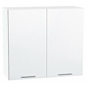 Шкаф верхний с 2-мя дверцами Валерия-М Белый металлик Белый 716*800*318