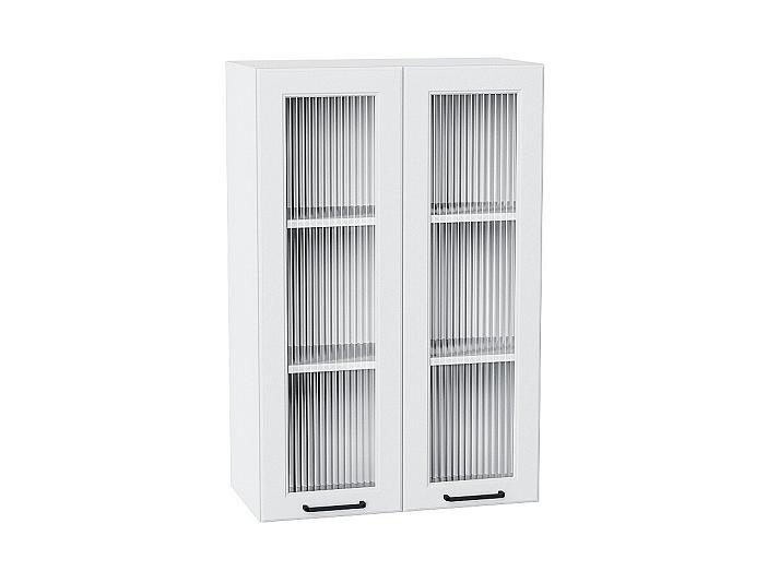 Шкаф верхний с 2-мя остекленными дверцами Барселона Белый Белый 920*600*324