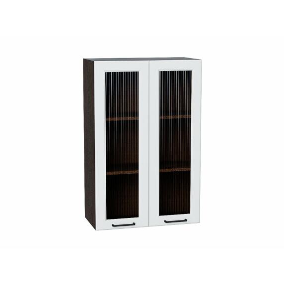 Шкаф верхний с 2-мя остекленными дверцами Барселона Белый Graphite 920*600*324