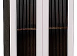 Шкаф верхний с 2-мя остекленными дверцами Барселона Кашемир Graphite 716*600*324