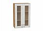 Шкаф верхний с 2-мя остекленными дверцами Лофт Nordic Oak/Дуб Вотан 920*600*320