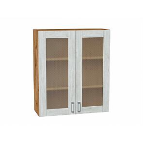 Шкаф верхний с 2-мя остекленными дверцами Лофт Nordic Oak/Дуб Вотан 920*800*320
