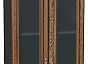 Шкаф верхний с 2-мя остекленными дверцами Шале Brown Dreamline Graphite 716*600*320
