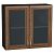 Шкаф верхний с 2-мя остекленными дверцами Шале Brown Dreamline Graphite 716*800*320