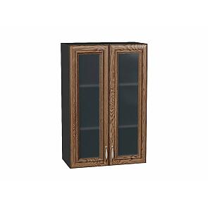 Шкаф верхний с 2-мя остекленными дверцами Шале Brown Dreamline
