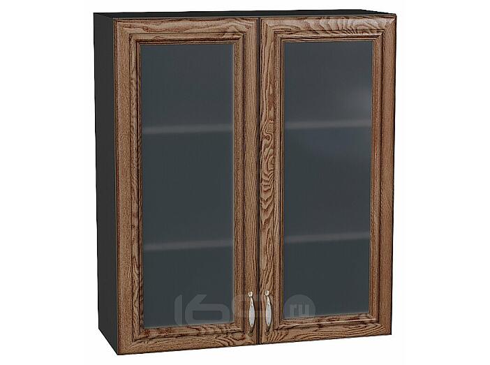 Шкаф верхний с 2-мя остекленными дверцами Шале Brown Dreamline