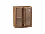 Шкаф верхний с 2-мя остекленными дверцами Шале Brown Dreamline Дуб Вотан 716*600*320