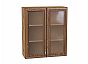 Шкаф верхний с 2-мя остекленными дверцами Шале Brown Dreamline Дуб Вотан 920*800*302