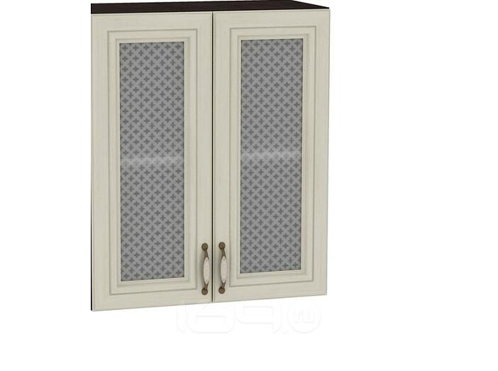 Шкаф верхний с 2-мя остекленными дверцами Шале В 600 Veneziano-Венге