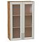 Шкаф верхний с 2-мя остекленными дверцами Сканди Cappuccino Softwood Дуб Вотан 920*600*320 Шкаф верхний с 2-мя остекленными дверцами Сканди Cappuccino Softwood Дуб Вотан 920*600*320