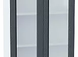 Шкаф верхний с 2-мя остекленными дверцами Сканди Graphite Softwood Белый 920*600*320