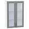 Шкаф верхний с 2-мя остекленными дверцами Сканди Grey Softwood Белый 920*600*320 Шкаф верхний с 2-мя остекленными дверцами Сканди Grey Softwood Белый 920*600*320