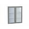 Шкаф верхний с 2-мя остекленными дверцами Сканди Grey Softwood Белый 920*800*320 Шкаф верхний с 2-мя остекленными дверцами Сканди Grey Softwood Белый 920*800*320