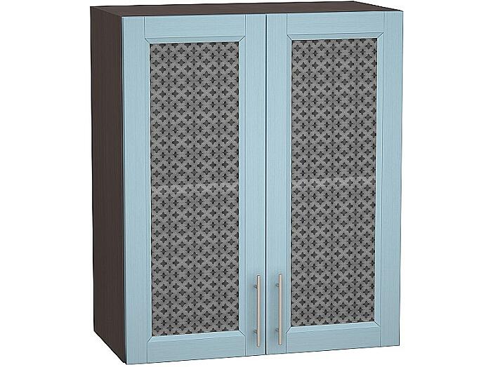 Шкаф верхний с 2-мя остекленными дверцами Сканди В 600 Sky Wood-Венге