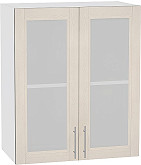 Шкаф верхний с 2-мя остекленными дверцами Сканди В 609 | 60 см