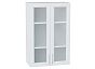 Шкаф верхний с 2-мя остекленными дверцами Сканди White Softwood/Белый 920*600*320