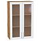 Шкаф верхний с 2-мя остекленными дверцами Сканди White Softwood Дуб Вотан 920*600*320 Шкаф верхний с 2-мя остекленными дверцами Сканди White Softwood Дуб Вотан 920*600*320