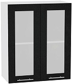 Шкаф верхний с 2-мя остекленными дверцами Валерия-М В 600 | 60 см