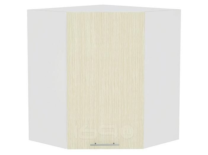 Шкаф верхний угловой Валерия-М ВУ 590 Дуб беленый-Белый