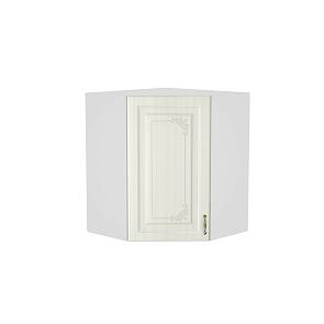 Шкаф верхний угловой Виктория ВУ 590 Белый сандал-Белый