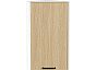 Шкаф верхний торцевой Эйр Real Oak/Белый 716*300*306