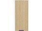 Шкаф верхний торцевой Эйр Real Oak/Белый 920*300*306
