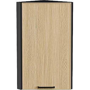 Шкаф верхний торцевой Эйр Real Oak/Graphite 716*300*306
