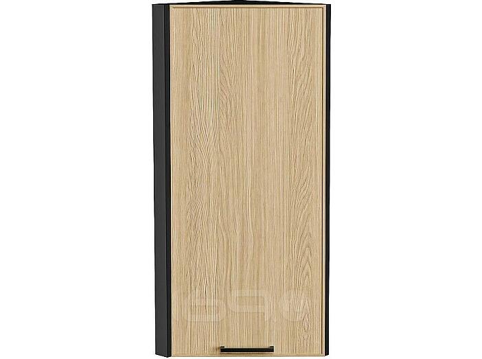 Шкаф верхний торцевой Эйр Real Oak/Graphite 920*300*306