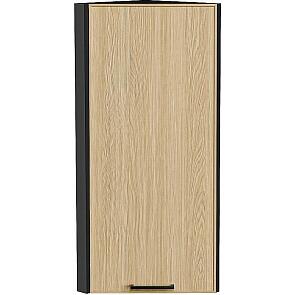 Шкаф верхний торцевой Эйр Real Oak/Graphite 920*300*306