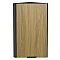 Шкаф верхний торцевой Евро Дуб песочный/Graphite 716*300*304