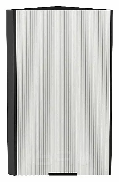 Шкаф верхний торцевой Евро Лайн Агат / Graphite 716*300*304