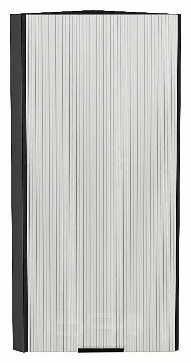 Шкаф верхний торцевой Евро Лайн Агат / Graphite 920*300*304