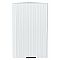 Шкаф верхний торцевой Евро Лайн Белый / Белый 716*300*304